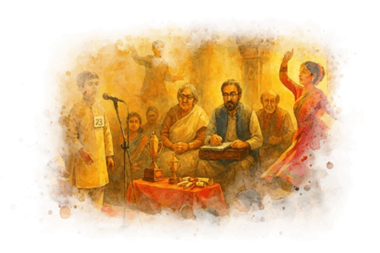 कलेतील प्रतिभा शोधण्यासाठी स्पर्धांचे आयोजन