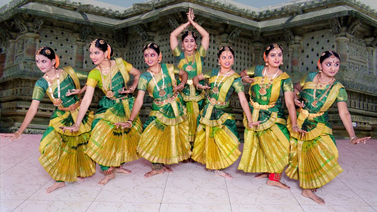 Bharatanatyam by Students of Dr. Sou. Shubhangi from Omkar Nritya Sadhana, Gulbarga